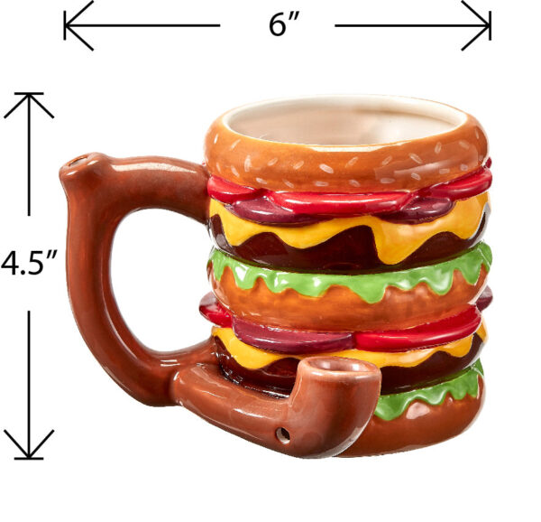 Cheeseburger pipe mug from gifts by Fashioncraft® - Image 6