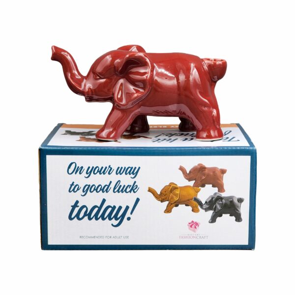 elephant novelty  pipe – red color - Image 8