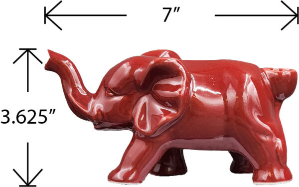 elephant novelty  pipe – red color - Image 6