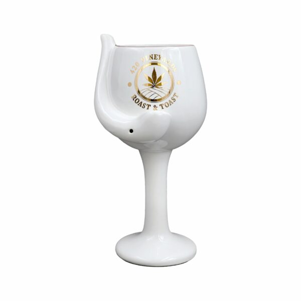 420 Vineyards – Roast & Toast Ceramic Wine Glass pipe - Image 8