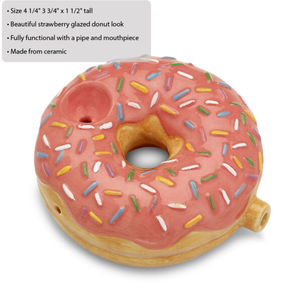 Strawberry Donut Pipe - Image 2