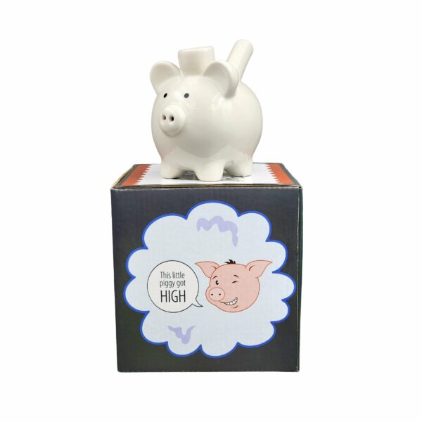 Pig Novelty Pipe – White Color - Image 5
