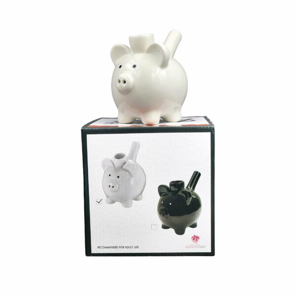 Pig Novelty Pipe – White Color - Image 6
