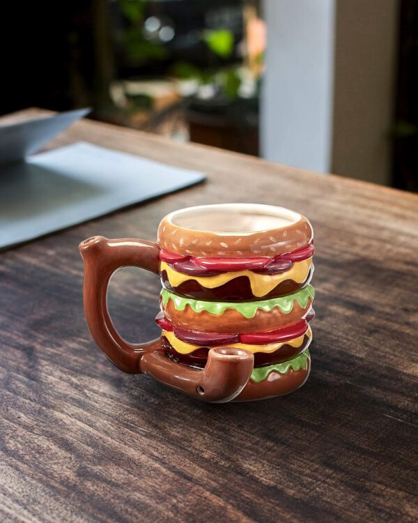 Cheeseburger pipe mug from gifts by Fashioncraft® - Image 4