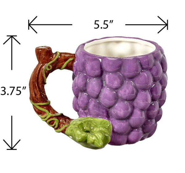 Grapes Pipe Mug - Image 3