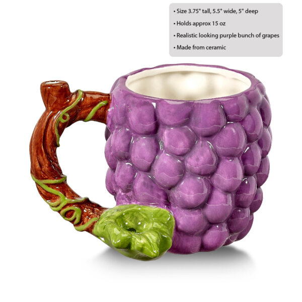 Grapes Pipe Mug - Image 2