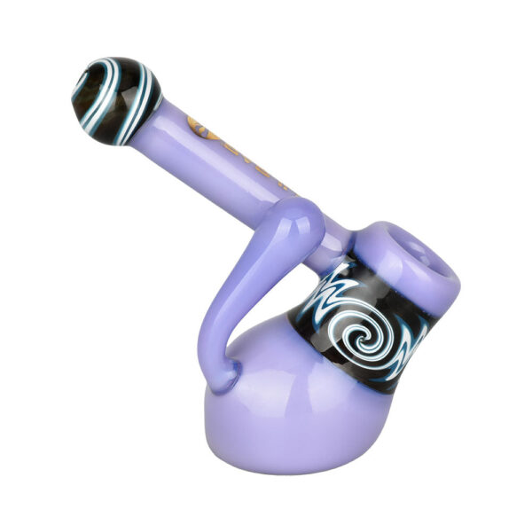 Pulsar Hypnotic Haze Bubbler Pipe – 4.5″ / Colors Vary - Image 2