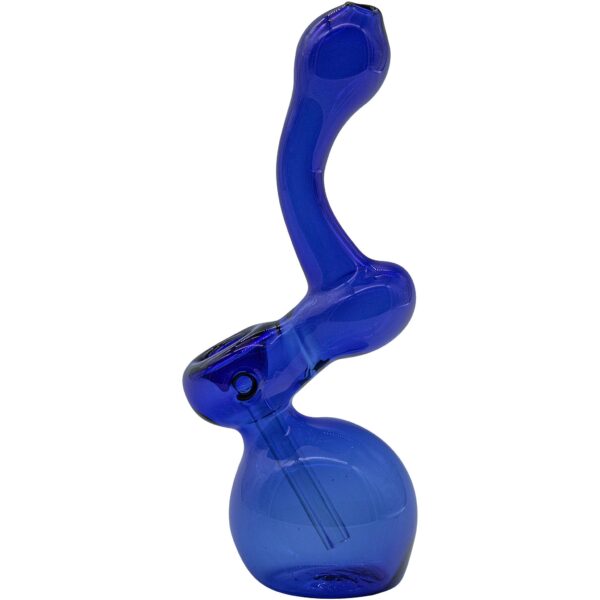 LA Pipes “Sherbub” Glass Sherlock Bubbler Pipe (Various Colors) - Image 4