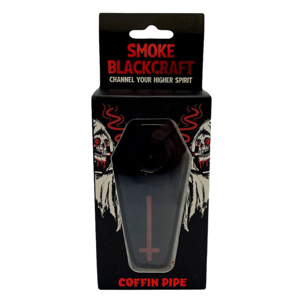 Smoke BlackCraft Coffin Glass Hand Pipe | 3.25″ - Image 10