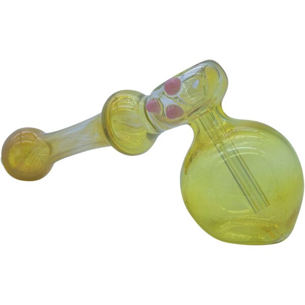 LA Pipes “Silver Hammer” Fumed Hammer Bubbler Pipe (Various Colors) - Image 5