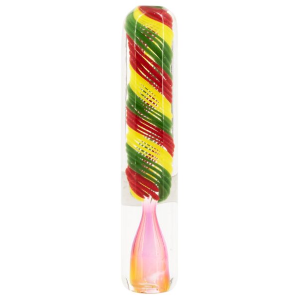 LA Pipes The “Rasta Twister” Chillum Pipe - Image 4