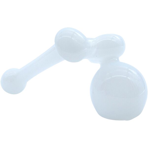 LA Pipes “Ivory Sidecar” Glass Sidecar Bubbler Pipe - Image 2