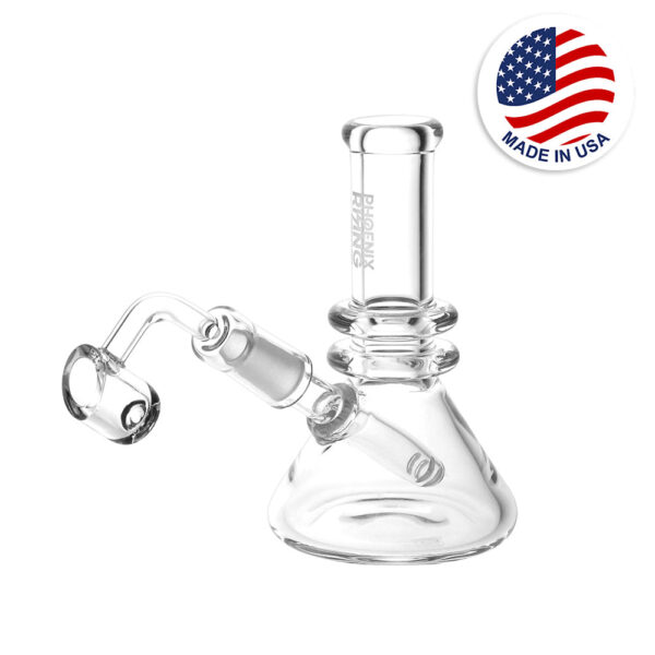 Phoenix Rising Mini Beaker Dab Rig – 5″/ 14mm M