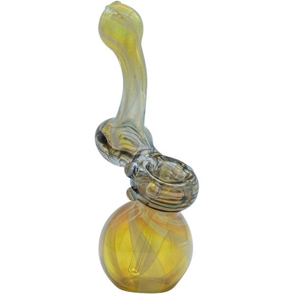 LA Pipes “Rake Bubb” Fumed Sherlock Bubbler Pipe (Various Colors) - Image 11