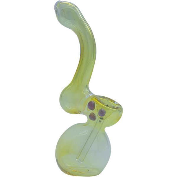 LA Pipes “Silver Sherlock” Fumed Sherlock Bubbler Pipe (Various Colors) - Image 6