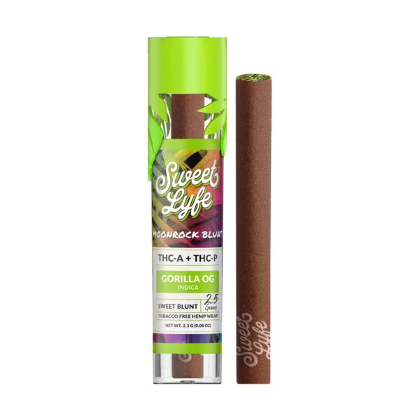 Sweet Lyfe Moonrock Blunt THCA+THCP – Gorilla OG – Indica