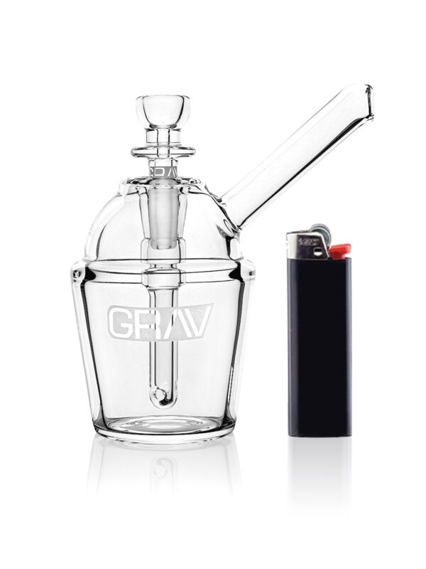 GRAV® Slush Cup Pocket Bubbler – Clear - Image 3