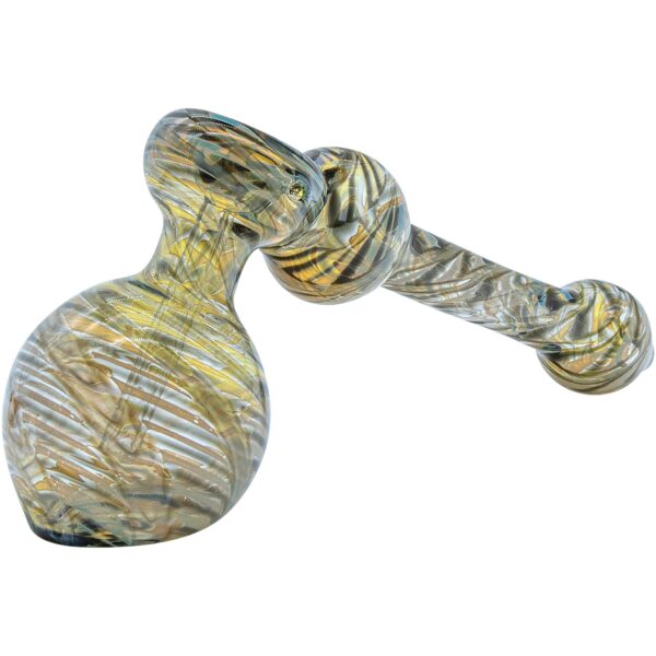 LA Pipes “Full Rake” Fumed Hammer Bubbler Pipe (Various Colors) - Image 2