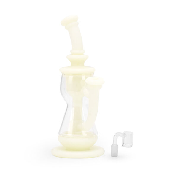 Ritual – 10” Silicone Deluxe Incycler – UV Titanium White - Image 3