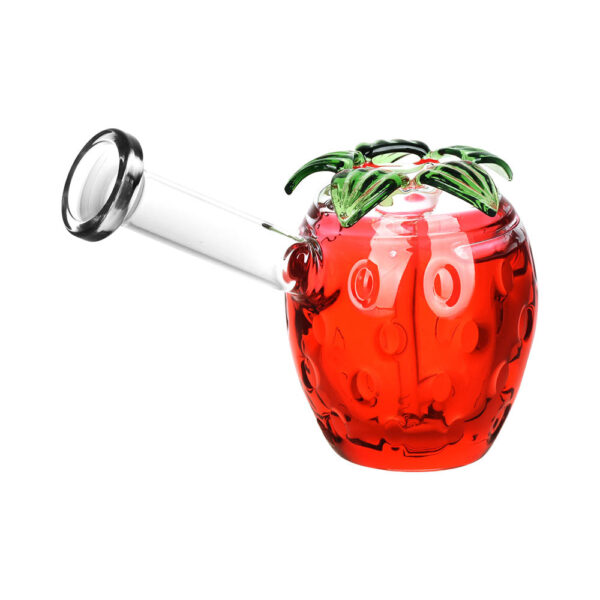 Strawberry Glycerin Bubbler Pipe | 4.5″