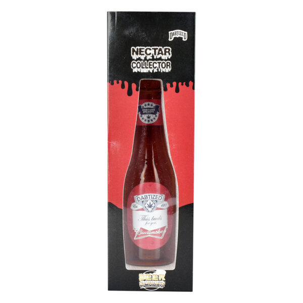 Dabtized Beer Burner Bubbler Dab Straw – 7.75″ / 10mm F / Designs Vary - Image 2