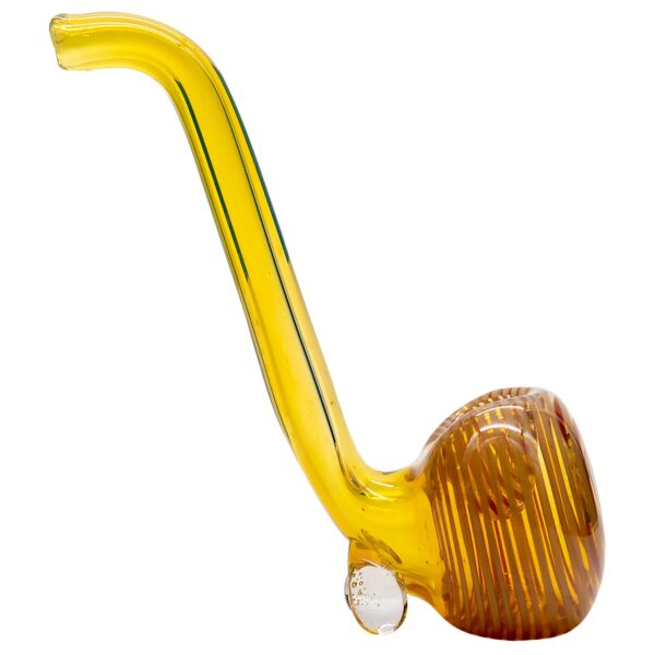 LA Pipes “Flaco” Skinny Glass Sherlock Pipe - Image 2