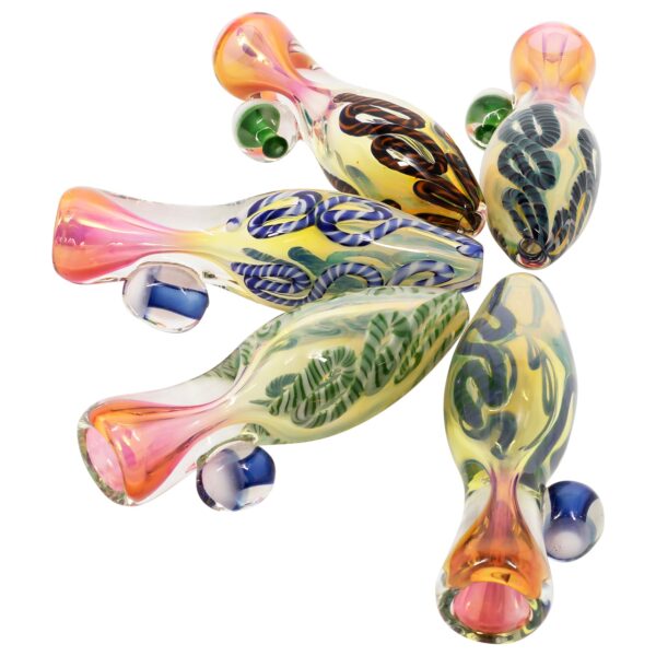 LA Pipes The “Fun-Guy” Glass Chillum - Image 2