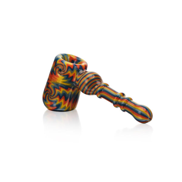 High Society | Eris Premium Wig Wag Bubbler (White Rainbow) - Image 2
