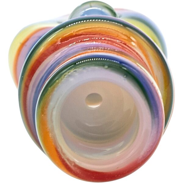 LA Pipes “Rainbow Tornado” Chillum Pipe - Image 9
