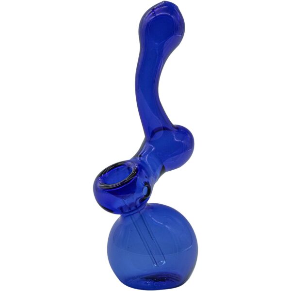 LA Pipes “Sherbub” Glass Sherlock Bubbler Pipe (Various Colors) - Image 3