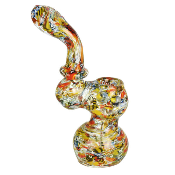 DNA Hurricane Fritted Stand Up Bubbler – 6″/Colors Vary