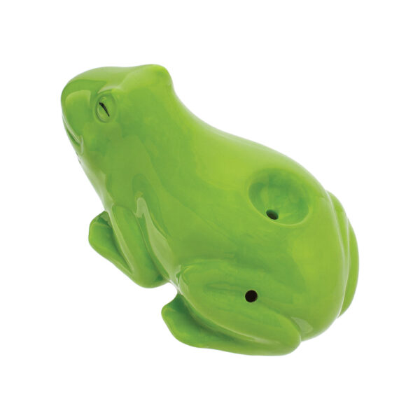 Wacky Bowlz Frog Ceramic Hand Pipe | 3.5″ - Image 2