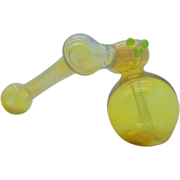 LA Pipes “Silver Sidecar” Fumed Hammer Sidecar Pipe (Various Colors) - Image 4