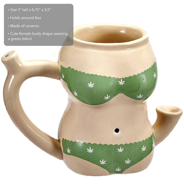 green bikini mug - Image 2