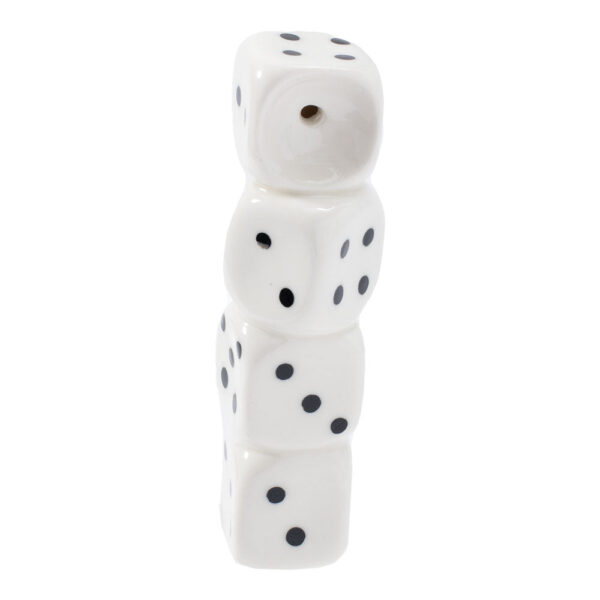 Wacky Bowlz Dice Ceramic Hand Pipe – 3.75″