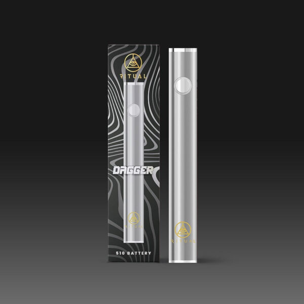Ritual | Dagger 510 Variable Voltage Pen Battery – Silver