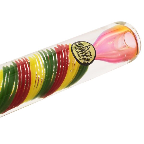 LA Pipes The “Rasta Twister” Chillum Pipe - Image 6