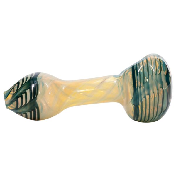 LA Pipes Twisty Cane Spoon Glass Pipe (Various Colors) - Image 10