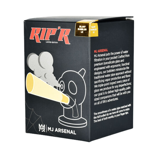 MJ Arsenal Rip’r Limted Edition Blunt Bubbler – 3.5″ - Image 4