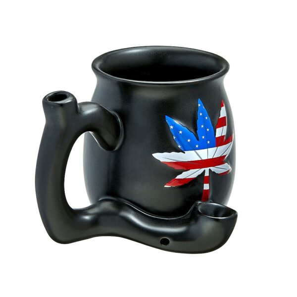 embossed patriotic leaf roast & toast mug - Image 2