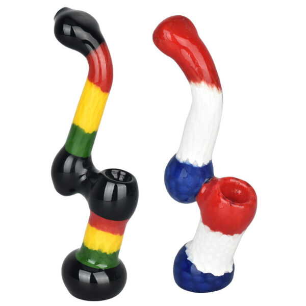 Hip Honeycomb Sherlock Bubbler Pipe | 6.5″