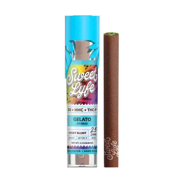Sweet Blunt D8, HHC, THC-P – Gelato (Hybrid)