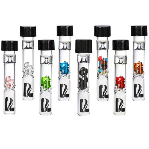 Pulsar Gem Filter Glass Chillum w Lid -2.75″/Asst – 48PC DISP - Image 2