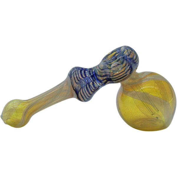 LA Pipes “Raked Hammer” Fumed Hammer Bubbler Pipe (Various Colors)