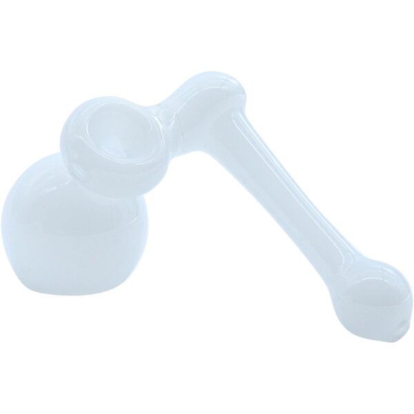 LA Pipes “Ivory Sidecar” Glass Sidecar Bubbler Pipe