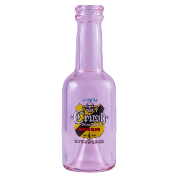 Crush Vibrant Borosilicate Glass Bottle Chillums – 4″ Hand Pipes in Rainbow Colors - Image 4