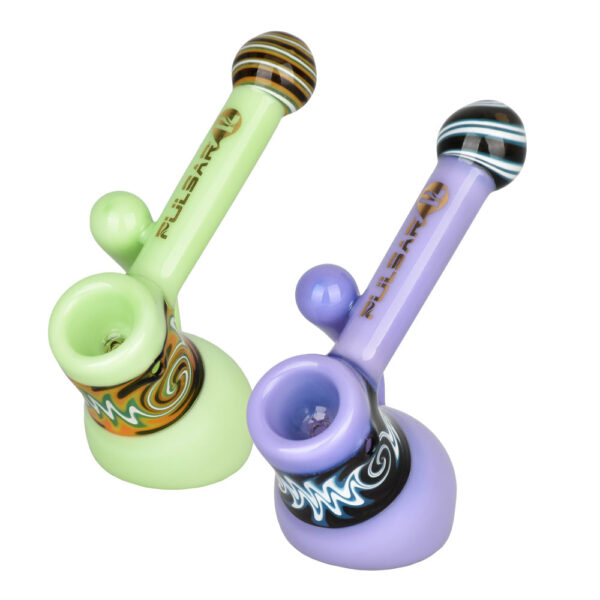 Pulsar Hypnotic Haze Bubbler Pipe – 4.5″ / Colors Vary