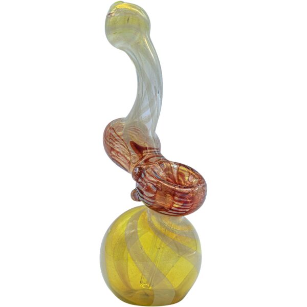 LA Pipes “Rake Bubb” Fumed Sherlock Bubbler Pipe (Various Colors) - Image 10
