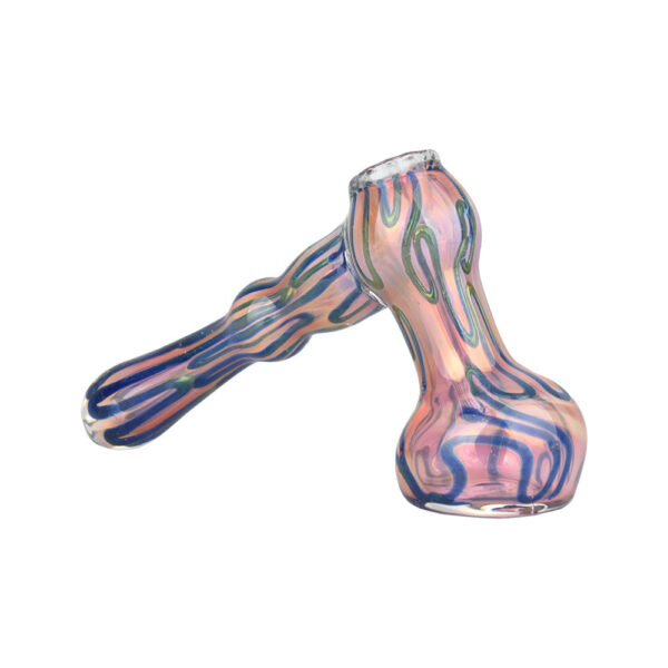 DNA Twist Gold Fumed Hammer Bubbler – 6″ - Image 2