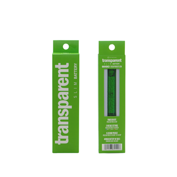 Transparent light up Vape battery by Stache - Image 8